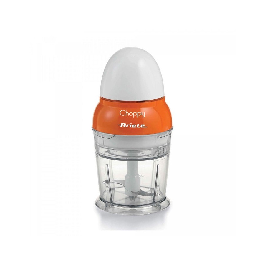 Picadora ariete 1836, 250 l, naranja, blanco, de plástico, acero inoxidable, 160 w, 105 mm