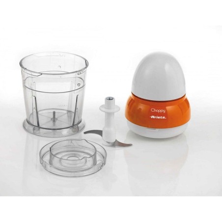 Picadora ariete 1836, 250 l, naranja, blanco, de plástico, acero inoxidable, 160 w, 105 mm