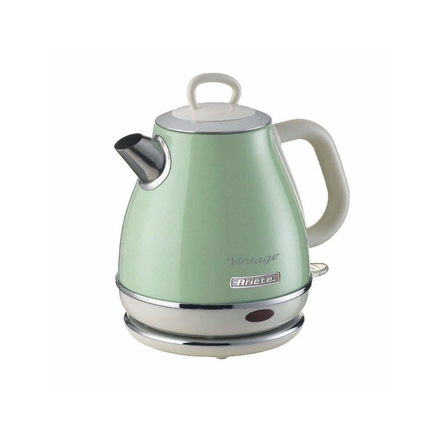 Hervidor de agua ariete vintage 1l, verde