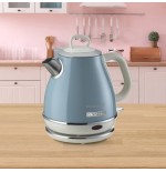 Hervidor de agua ariete vintage 1l, azul