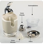 Exprimidor de citricos ariete vintage beige