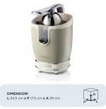 Exprimidor de citricos ariete vintage beige