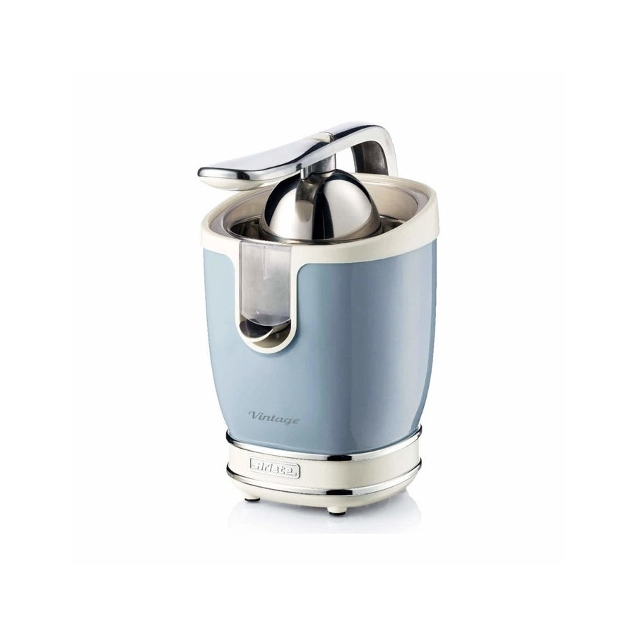Exprimidor de citricos ariete vintage azul