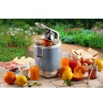 Exprimidor de citricos ariete vintage azul