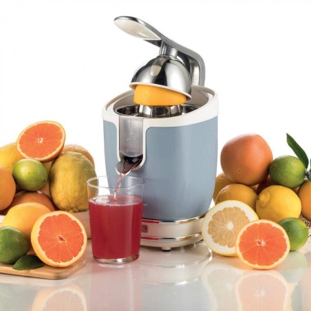 Exprimidor de citricos ariete vintage azul