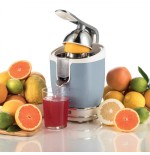 Exprimidor de citricos ariete vintage azul