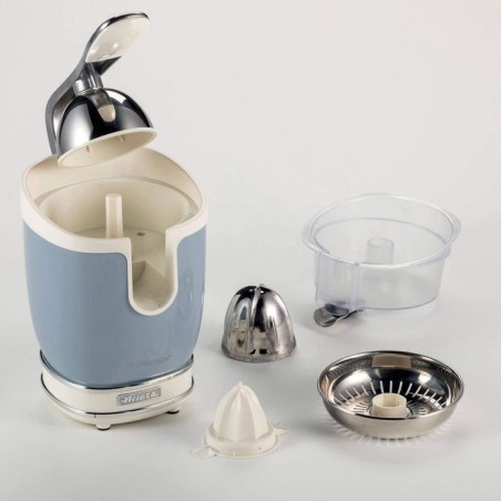 Exprimidor de citricos ariete vintage azul