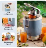 Exprimidor de citricos ariete vintage azul