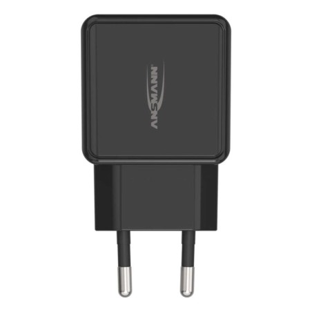 Cargador de pared ansmann hc212 2xusb 2400ma negro