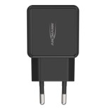 Cargador de pared ansmann hc212 2xusb 2400ma negro