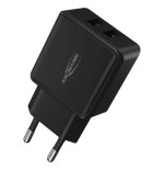 Cargador de pared ansmann hc212 2xusb 2400ma negro