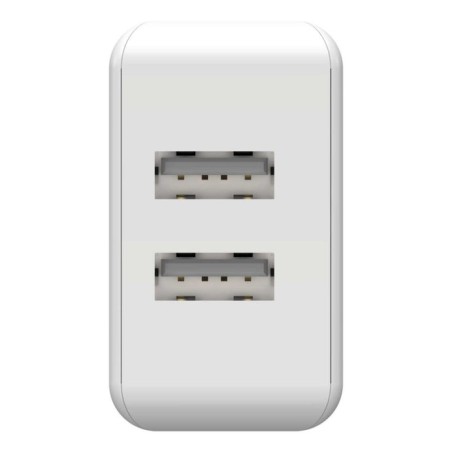 Cargador de pared ansmann hc212 2xusb 2400ma blanco