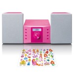 Lenco mc-013pk sistema estéreo portátil digital 4 w rosa