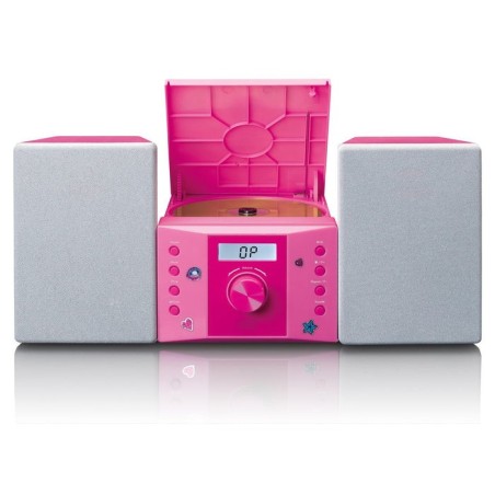 Lenco mc-013pk sistema estéreo portátil digital 4 w rosa