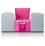 Lenco mc-013pk sistema estéreo portátil digital 4 w rosa