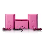 Lenco mc-013pk sistema estéreo portátil digital 4 w rosa