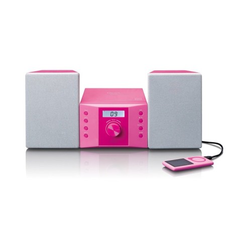 Lenco mc-013pk sistema estéreo portátil digital 4 w rosa