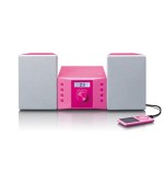 Lenco mc-013pk sistema estéreo portátil digital 4 w rosa