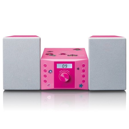 Lenco mc-013pk sistema estéreo portátil digital 4 w rosa