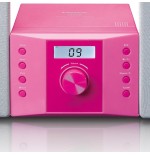 Lenco mc-013pk sistema estéreo portátil digital 4 w rosa