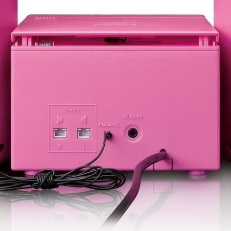 Lenco mc-013pk sistema estéreo portátil digital 4 w rosa