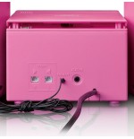 Lenco mc-013pk sistema estéreo portátil digital 4 w rosa