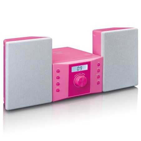 Lenco mc-013pk sistema estéreo portátil digital 4 w rosa