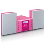 Lenco mc-013pk sistema estéreo portátil digital 4 w rosa