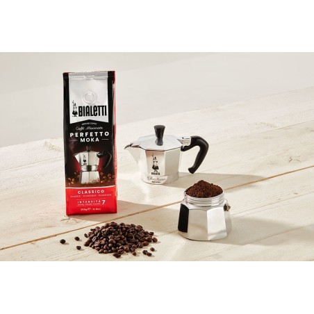Café molido bialetti perfetto moka cioccolato 250g
