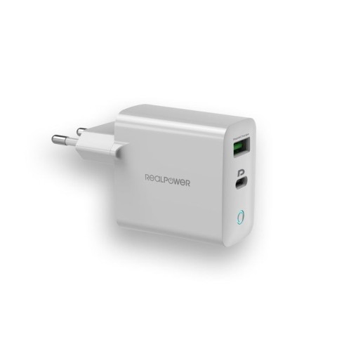 Cargador de pared realpower pc-20