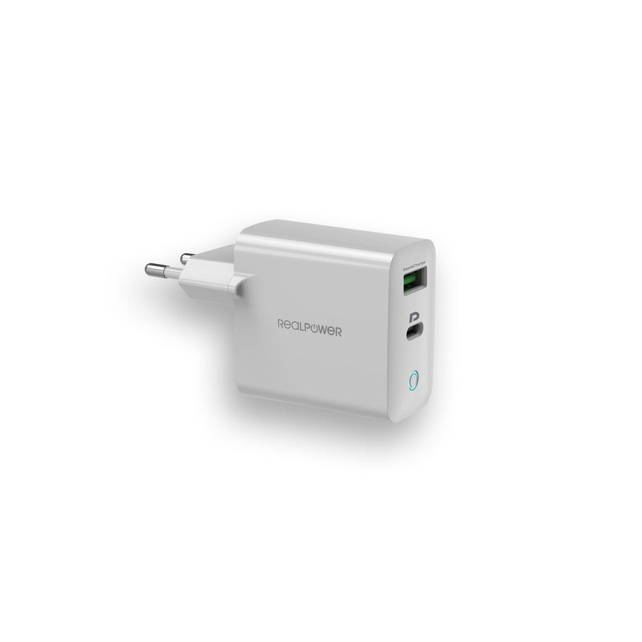 Cargador de pared realpower pc-20