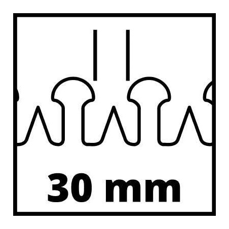 Einhell cortasetos inalámbrico ge-ch 36/65 li-solo, 36volt (2x18v)
