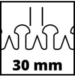 Einhell cortasetos inalámbrico ge-ch 36/65 li-solo, 36volt (2x18v)