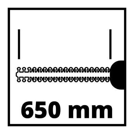 Einhell cortasetos inalámbrico ge-ch 36/65 li-solo, 36volt (2x18v)