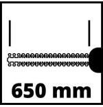 Einhell cortasetos inalámbrico ge-ch 36/65 li-solo, 36volt (2x18v)