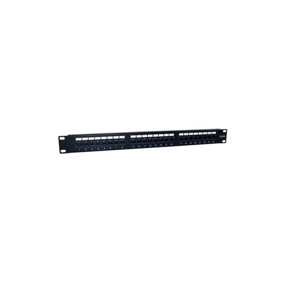 2lan patch panel 19" cat6a 24 puertos utp