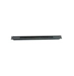 2lan panel pasacables de cepillo 19" 1u metal