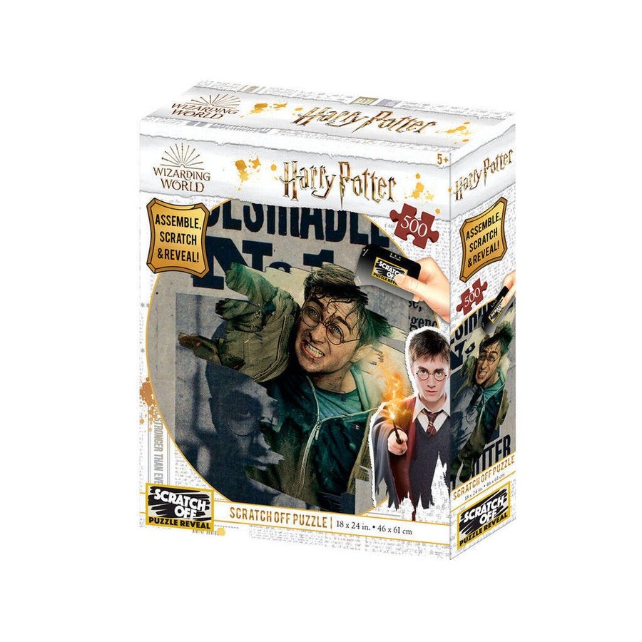 Puzzle para rascar wanted harry potter 500pzs