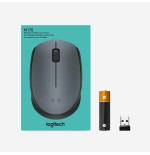 Ratón logitech m170 inalambrico gris 910-004642