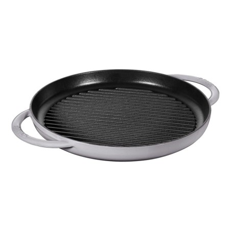 Sartén staub grill de inducción redonda 30cm gris grafito