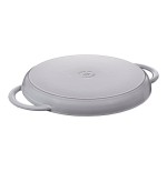 Sartén staub grill de inducción redonda 30cm gris grafito