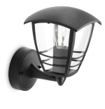 Aplique exterior pared 1x60w negro mod. creek philips