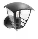 Aplique exterior pared 1x60w negro mod. creek philips