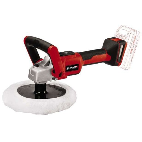 Einhell pulidora inalámbrica ce-cp 18/180 li e-solo