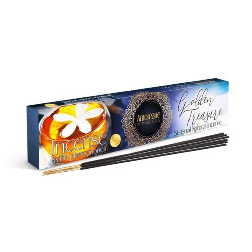 Amoreane - golden treasure incienso con feromonas aroma jazmin