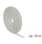 Delock 18277 velcro gris 10 m x b 13 mm