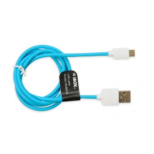 Ibox cable usb 2.0 - micro-usb a  1m 3a md3a