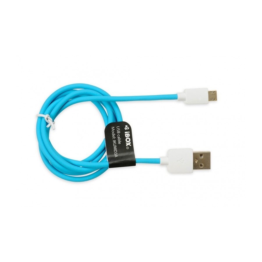 Ibox cable usb 2.0 - micro-usb a  1m 3a md3a