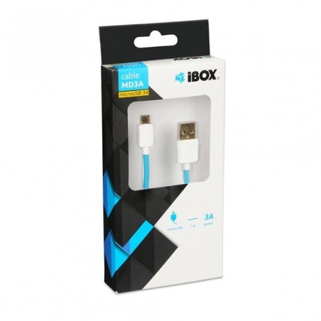Ibox cable usb 2.0 - micro-usb a  1m 3a md3a