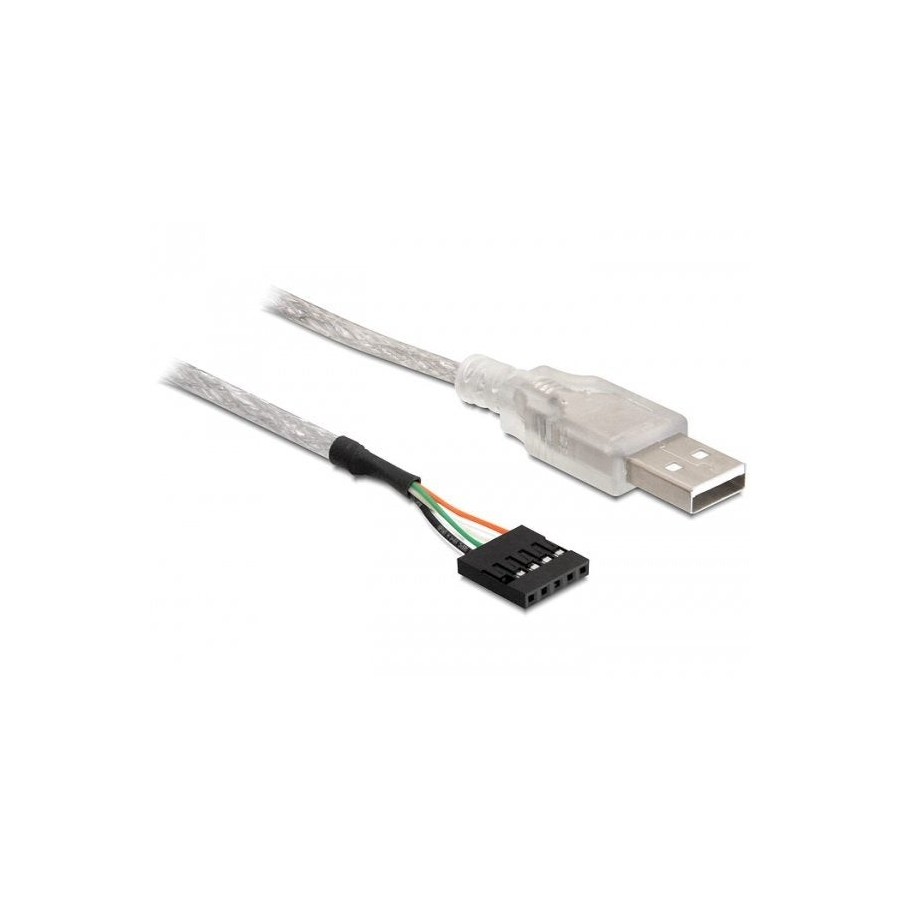 Delock cable usb 2.0-a macho a conector de clavija 0.70m